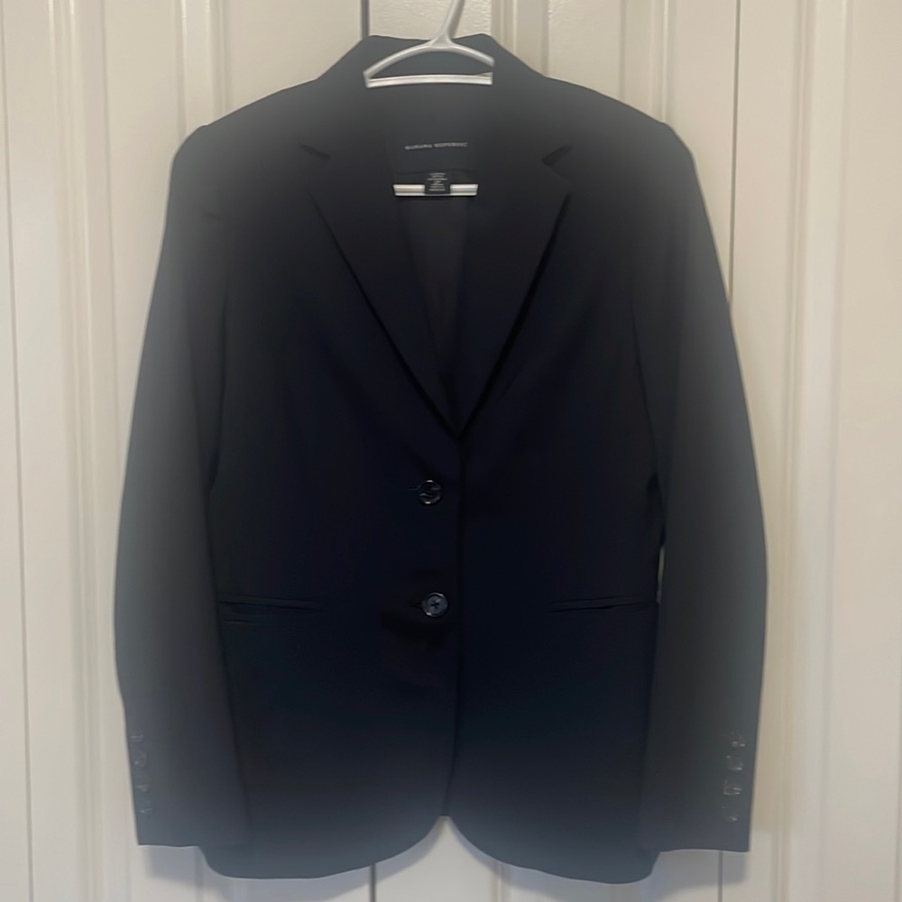 Banana Republic 95% wool Navy Blue Blazer